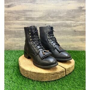 Ariat Women - Size 9B - Black Lace Up Boots 33401